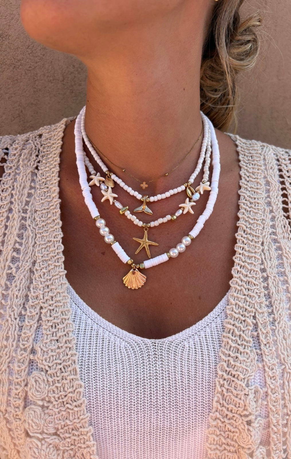 Collier multi rangs Fira