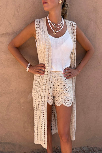 Gilet au crochet Samui