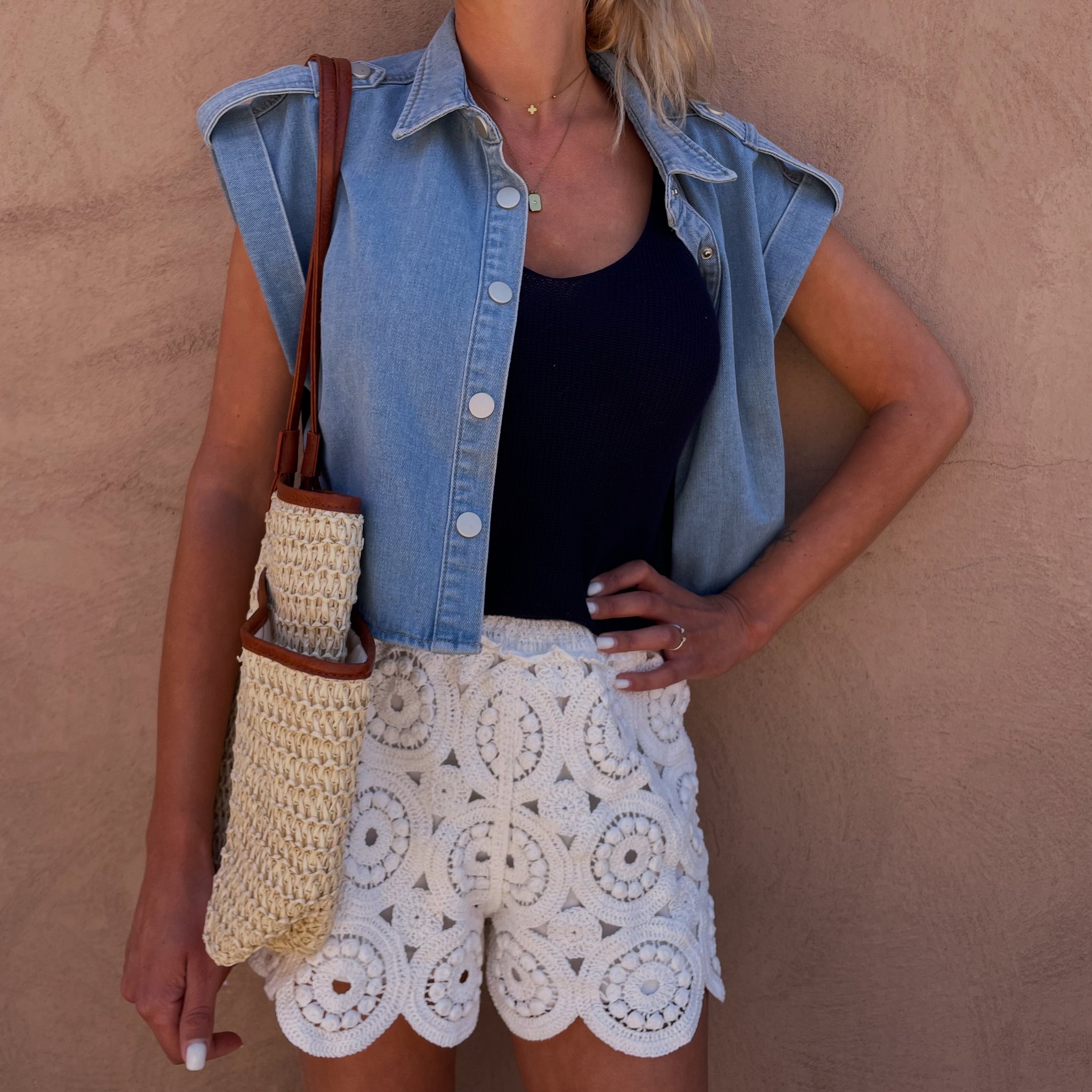 Short crochet BALI
