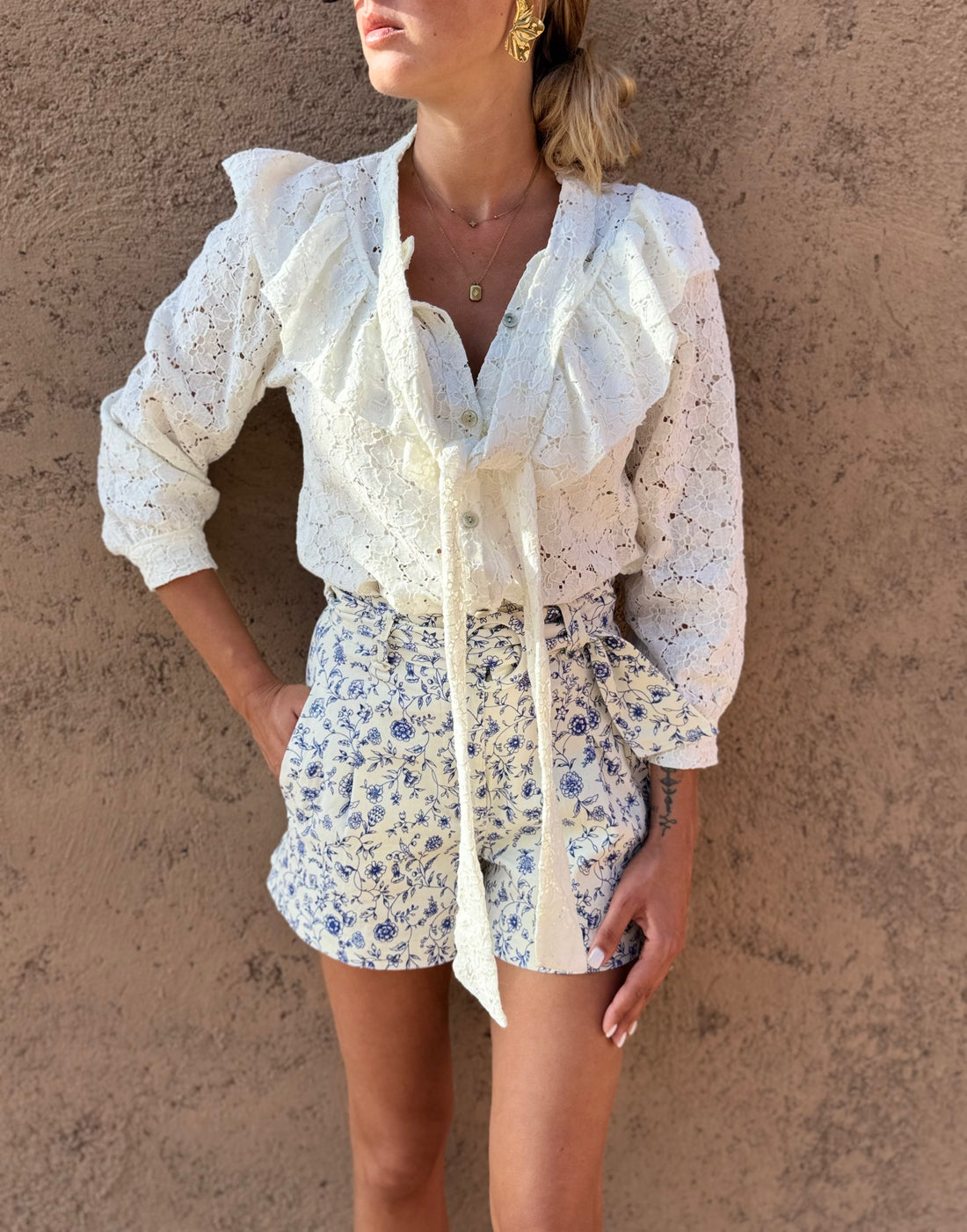 Chemise dentelle AMMAN