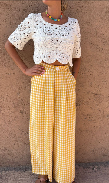 Pantalon vichy Ibiza